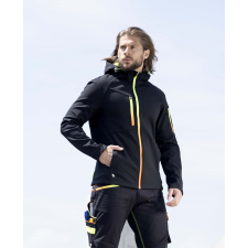 Ardon H6697 Creatron Softshell Dzseki (fekete/neon, S) munkaruha