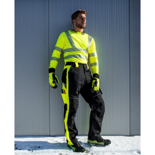 Ardon Munkanadrág - H6471 Neon (fekete/sárga, S) - bélelt munkaruha