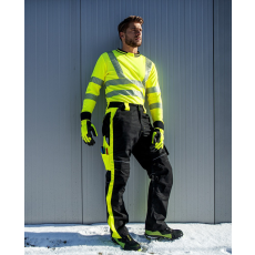 Ardon Munkanadrág - H6471 Neon (fekete/sárga, XL) - bélelt