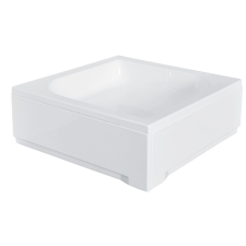 Ares Besco ARES négyzetes zuhanytálca 70x70x15 cm (BAA-70-KW) kád, zuhanykabin