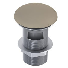 Arezzo design Click Clack fém túlfolyós leeresztőszelep, matt bézs szaniter