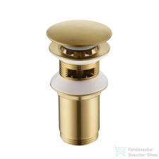 Arezzo design click-clack mosdó leeresztő, szálcsiszolt arany AR-726G csaptelep