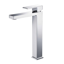 Arezzo design Cubefield króm álló egykaros kerámiabetétes magasított mosdó csaptelep csaptelep