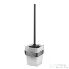 Arezzo design Mono fali wc kefe tartó, gun metal AR-120061GM takarító és háztartási eszköz
