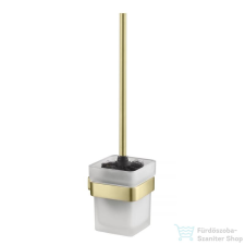 Arezzo design Mono fali wc kefe tartó, szálcsiszolt arany AR-120061BG takarító és háztartási eszköz