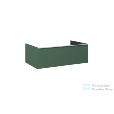 Arezzo design MONTEREY 80 cm-es alsószekrény 1 fiókkal Matt Zöld színben, szifonkivágás nélkül AR-168565 fürdőszoba bútor
