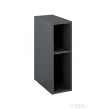 Arezzo design Monterey Duo nyitott elem magasfényű antracit színben AR-167102 fürdőszoba bútor