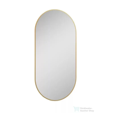 Arezzo design SHARON ovális LED tükör 52/92, arany AR-168463 fürdőszoba kiegészítő