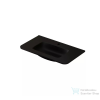 Arezzo design SIERRA 80x46 cm-es, beépíthető mosdó, matt fekete AR-141580B