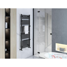 Arezzo design SMART ANTRACIT 1510x550 törölközőszárító radiátor, matt fekete AR-SM15055A fűtőtest, radiátor