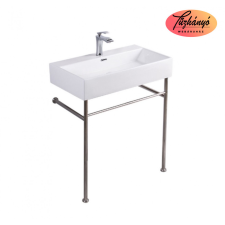 Arezzo design Tampa mosdótál fémlábbal, fehér AR-382W szaniter