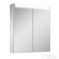 Arezzo design Tükrös szekrény 60 cm,1 ajtó + TECHNOBOX+ LED PANEL, AR-168924 fürdőszoba bútor