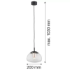 Argon Argon TRINI 4331 Függőlámpa 1x15W/E27 IP20