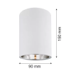 Argon Argon TYBER 475 Süllyesztett mennyezeti lámpa 1x15W/E27 IP20