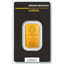 Argor-Heraeus 10g - befektetési aranylap egyéb ékszer