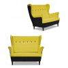  Ari Duo Skandináv Szárnyas Kanapé Family Furniture Fekete És Sárga