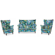  Ari Print Kanapékészlet Karosszékekkel, Skandináv Stílus, Family Furniture bútor