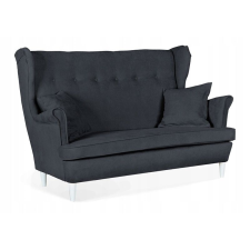  Ari Skandináv Szárnyas Kanapé, Nem Átalakítható, Family Furniture, Sötét Velúr bútor