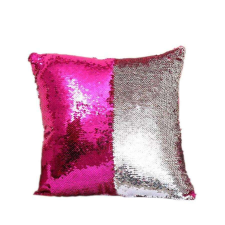 ARIEL ARIEL Ezüst-Magenta sellőpárna 40x40 cm lakástextília