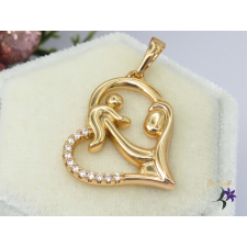  Arina antiallergén anya gyermekével medál-18K medál