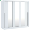  ARIS Gardróbszekrény Fehér Színben 205 cm