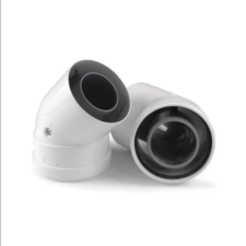  Ariston 80/125 alu/pps 45°-os könyök kondenzációs kazánokhoz (3318092) hűtés, fűtés szerelvény