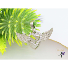  Arisza Gold Filled angyalszárny medál-rodium medál