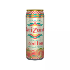 AriZona fekete tea barack fémdoboz - 500 ml üdítő, ásványviz, gyümölcslé