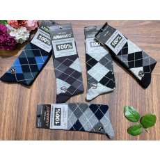 ARMANDO ARMAND férfi kockás zokni 5 PÁR/CS