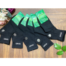 ARMANDO Férfi pamut sport boka zokni 1cs/5pár fekete