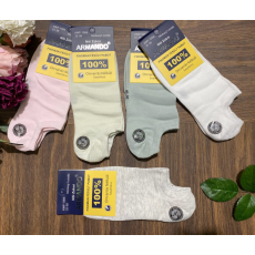 ARMANDO női pamut boka zokni AWP-1006 1cs/5pár vegyes szinű