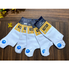 ARMANDO női pamut boka zokni AWP-1006A 1cs/5pár fehér