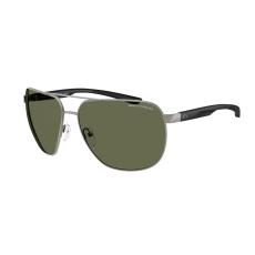 armani exchange AX2047S 60689A Shiny Gunmetal Dark Green Polarized napszemüveg