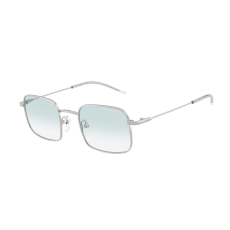 armani exchange AX2055S 60453F Shiny Silver Clear Gradient Light Blue napszemüveg