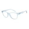 armani exchange AX3111U 8345 Shiny Transparent Blue Demo Lens szemüveg