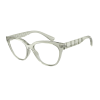 armani exchange AX3117U 8360 Shiny Transparent Green Demo Lens szemüveg