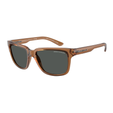 armani exchange AX4026S 835887 Shiny Transparent Brown Dark Grey napszemüveg napszemüveg