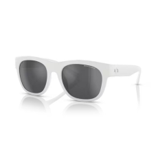 armani exchange AX4128SU 83156G MATTE WHITE GREY MIRROR SILVER napszemüveg