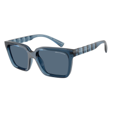 armani exchange AX4147S 840180 Shiny Transparent Blue Dark Blue napszemüveg napszemüveg