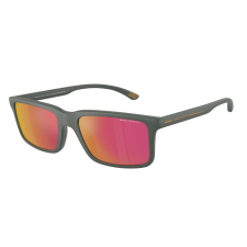 armani exchange AX4157SU 83776Q Matte Dark Green Mirror Orange napszemüveg napszemüveg