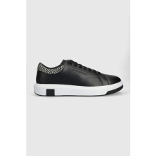 Armani Exchange bőr sportcipő XUX123 42 EU fekete férfi cipő