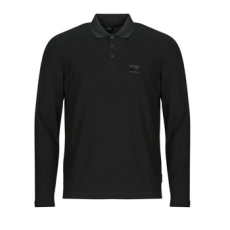armani exchange Hosszú ujjú galléros pólók POLO SHIRT Fekete EU L
