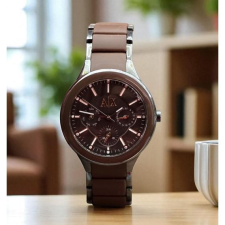  Armani Exchange Marrom Multifunkciós Karóra karóra