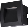ARMIN TRADE KFT. Kültéri lépcsővilágító lámpa, 9x9 cm, fekete, beépíthető - Lagos Avide AOLS3WW-LAGS