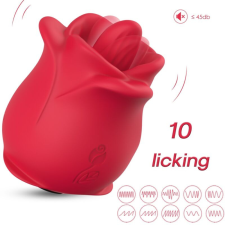  ARMONY - 10 módos csiklóizgató vibrátor piros színben vibrátorok