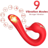  ARMONY - DELFIN VIBRÁTOR MULTIPOZÍCIÓ ÉS HŐHATÁS PIROS