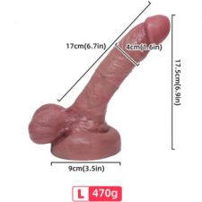 ARMONY DILDOS ARMONY - élethű folyékony szilikon dildó 17 cm műpénisz, dildó