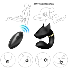 ARMONY FOR COUPLES ARMONY - FOX PÁRVIBRÁTOR TÁVIRÁNYÍTÓVAL FEKETE vibrátorok