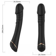  ARMONY – prémium szilikon vibrátor fekete színben vibrátorok