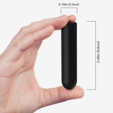 ARMONY - WARHEAD VIBRÁTOR BULLET FEKETE 2 CM x 8,8 CM vibrátorok
